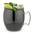 thumbnail image 5 of True Stainless Steel Moscow Mule Mugs, Cocktail Cups, 16 oz Set of 2, Black, 5 of 6