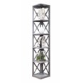 thumbnail image 2 of Convenience Concepts 203080GY Oxford 5 Tier Corner Bookcase, Gray, 2 of 4