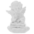 thumbnail image 1 of Figurine d'Ange Blanche Adorable Chérubins Statue Décorative en Résine Sculpture d'Ange, 1 of 9