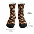 thumbnail image 3 of Unisex Thanksgiving Crew Socks for Men and Women, Fun Festive Theme Printed Casual Socks, Comfortable Cute Mid Calf Fall Sports Sock, 3 of 5