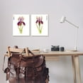thumbnail image 2 of Stupell Industries Orange Purple Iris Flower with Color Key Wall Plaque by Grace Popp, 2 of 5