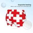 thumbnail image 2 of Rocae Red Cross 1 for Girls' Cotton Boxer Briefs, Soft Mid-rise Panties-XX-Small, 2 of 5