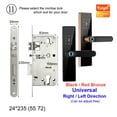 thumbnail image 2 of Smart Door Lock Tuya Electronic Lock Fingerprint Lock Password IC Card Key USB Charge For Smart Home, 2 of 6