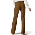 thumbnail image 5 of BiZtdJrK Ladies Straight Leg Dress Pants High Waist Slim Fit Stretch Trousers Business Casual Office Work Pants with Pocket Brown M, 5 of 6