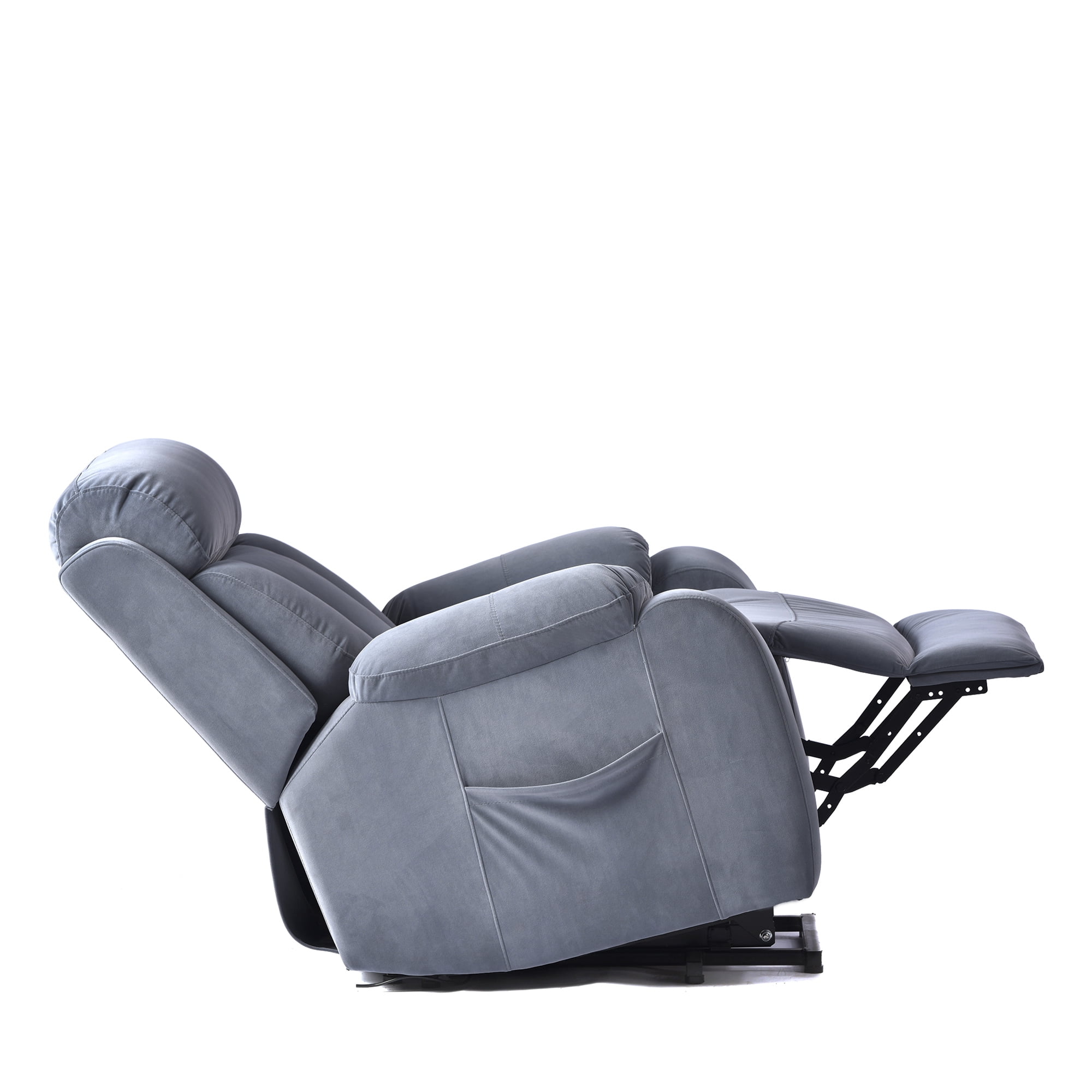 Resenkos Massage Recliner Chair, Fabric Recliner Sofa Home Theater Seating with Lumbar Support, Power Lift Recliner Chair for Living Room, Blue Resenkos Massage Recliner Chair, Fabric Recliner Sofa Home Theater Seating with Lumbar Support, Power Lift Recliner Chair for Living Room, Blue