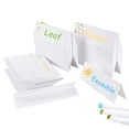 thumbnail image 5 of 100Pcs White Reable Name Tent Cards Dry Erase Wipe Clean Desk Name Tags, 5 of 15