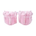 thumbnail image 2 of BingTong Striped Glitter Inflatable Swim Arm Floaties, Transparent Sequins Swimming Arm Bands, Buoyancy Water Float Sleeves for Kids Adults Pool Beach Water Play Pink, 2 of 7