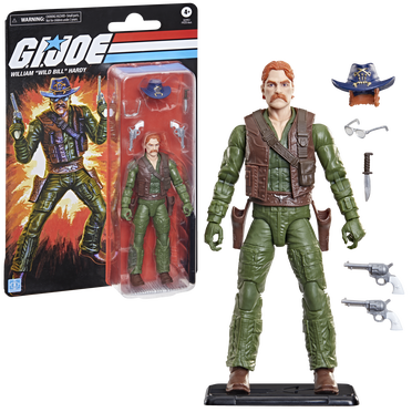 G.I. Joe Classified Series Retro Cardback William "Wild Bill" Hardy, 6 Inch Action Figure
