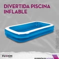 thumbnail image 3 of Alberca Piscina Familiar Inflable Fuxion 200 x 150 x 50 cm azul grande, 3 of 5