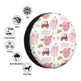 thumbnail image 4 of Susaid Cow And Pig Print Tire Covers,Waterproof Anti-UV Snow Sun Rain Tire Covers for RV,Truck, SUV, Trailer, Camper-14 inch, 4 of 6