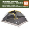 thumbnail image 4 of Ozark Trail, 3 Person Dome Tent, Rain Fly, Easy to Assemble Fiberglass Poles. Blue Color, Ideal for Camping or Backpacking, 6.17lbs, 4 of 16