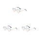 thumbnail image 2 of Sonducket Mujeres corazón gafas de sol senderismo Camping viaje traje gafas de sol fiesta Retro gafas regalo oro rosa Type1 NO1, 2 of 6