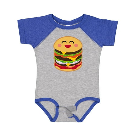 

Inktastic Hamburger Kawaii Gift Baby Boy or Baby Girl Bodysuit