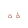 thumbnail image 1 of Aretes Colgantes para Mujer Pastel Chapado en Oro para Amantes de la Comida, 1 of 7