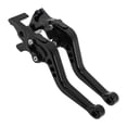 thumbnail image 1 of Palancas de freno y embrague cortas únicas para Yamaha YZF R25 2014-2025, ajustables en 6 posiciones, palanca de freno de motocicleta de aleación de aluminio sólida negra, 1 par, 1 of 7