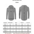 thumbnail image 4 of Aiyino Men's Hipster Hip Hop Longline Pullover Hoodies Short Sleeve Casual Basic Designed Cotton T-Shirts, 4 of 6