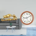 thumbnail image 2 of Estatua de escritorio,Figura decorativa de pelea de toros y osos,Reloj de pared,Reloj de pared con pájaro cantor Relojes de pared con pájaros,Relojes de pájaros con sonido Reloj decorativo, 2 of 8