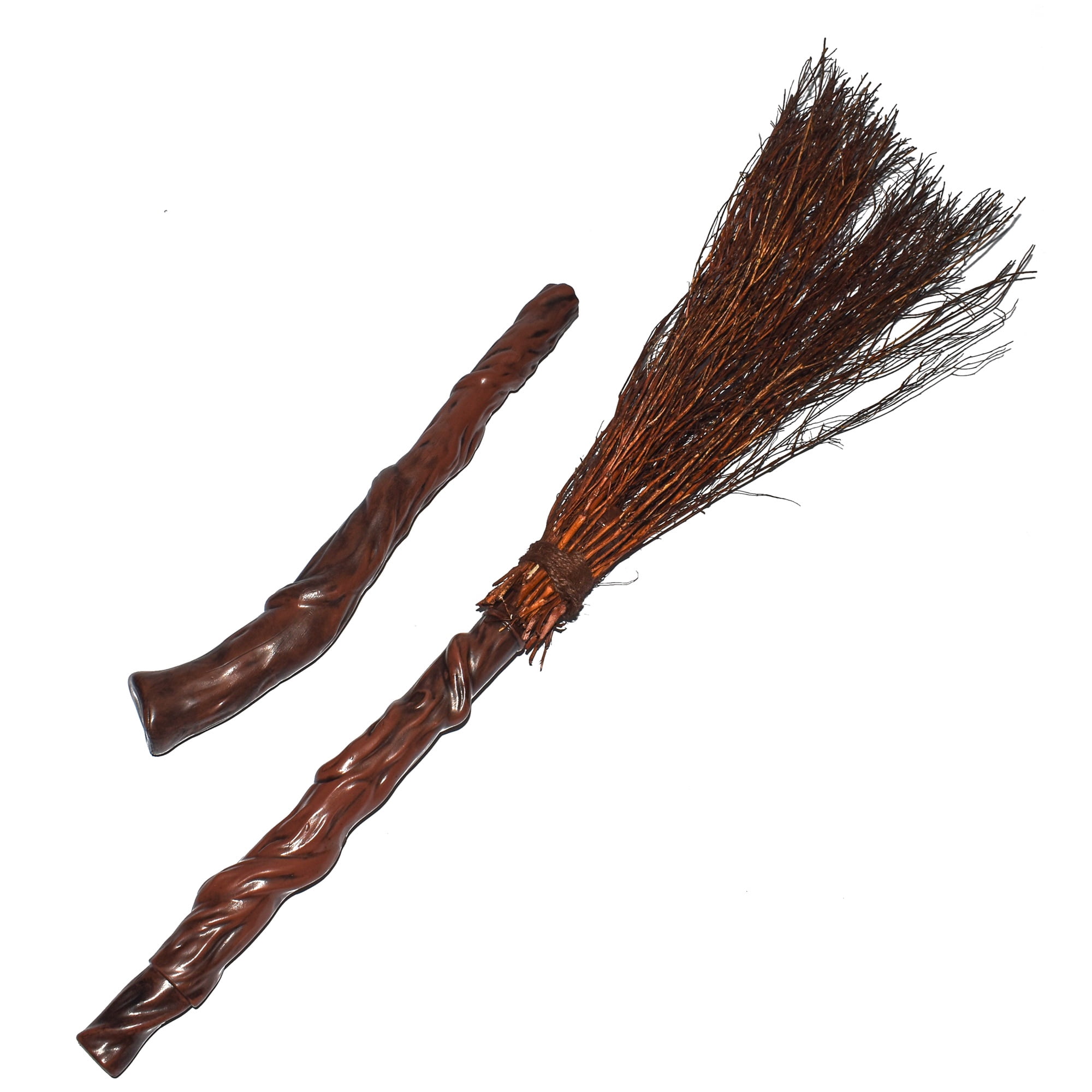 Broom Costume Accessory for Adults, Brown, 37", Halloween by Way To Celebrate