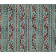 thumbnail image 4 of oneOone Cotton Flex Fabric Leaves & Floral Block Printed Craft Fabric BTY 40 Inch Wide, 4 of 5