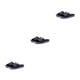 thumbnail image 2 of Qarigey Zapatillas de baño Hombres Mujeres Badslippers Toboganes huecos Zapatillas de playa Sandalias de suela blanda Interior Hogar Negro / Type1 NO1, 2 of 6