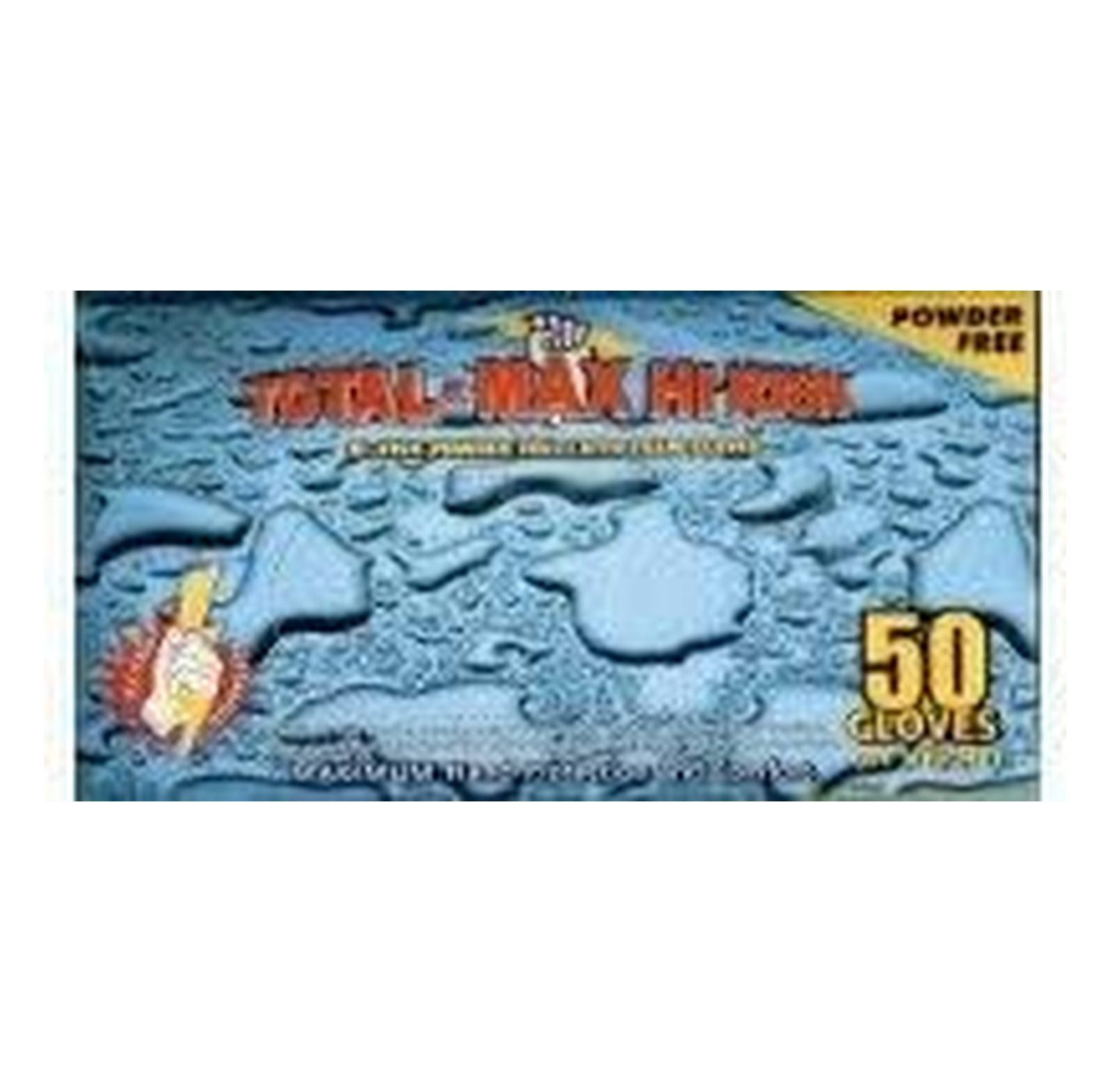Total Max High Risk Latex Powder-Free Exam Gloves 15 mil X-Large, Case (10 BX/CS)