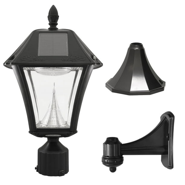 Gama Sonic Gs 105fpw Bw Baytown Ii Outdoor Solar Light And 3 Pole Pier Wall Mount Kits Lamp Only Bright White Led Black Com - Best Outdoor Wall Mounted Solar Lights Gama Sonic Gs 105fpw Bw Baytown Ii Outdoor Solar Light And 3 Pole Pier Wall Mount Kits Lamp Only Bright White Led Black Com - Best Outdoor Wall Mounted Solar Lights