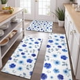 thumbnail image 2 of Pioneer Flower Floral Print Pattern Kitchen Rugs Sets Of 3,Kitchen Runner Rugs Non Skid Washable,Decorative Kitchen Floor Mats for Kitchen,Sink,Laundry,17X30 Inch + 17X47 Inch + 17X59 Inch, 2 of 6