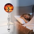 thumbnail image 4 of 10 Inch Wall Clock Battery Operated Silent Clock Decorative for Office, Kitchen, Outdoor, Living RoomAntlers Hugging Sunset Silhouette Beautiful Drawing, 4 of 4