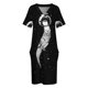 thumbnail image 4 of Drifting in Otter Space (best for color) Loose Pocket Dress evening dresses ladies Women's long dress, 4 of 7