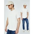 thumbnail image 5 of SSLR Henley Shirts for Men Casual Short Sleeve T Shirts Solid Colors Cotton tshirts, 5 of 7