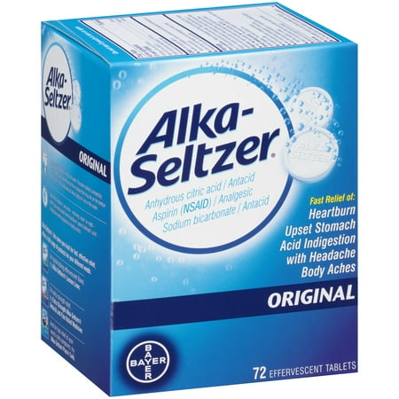 Alka- Seltzer ® Original Antacid Effervescent Tablets 72 ct Box