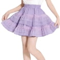 thumbnail image 1 of Cake Skirt for Girls, Elastic High Waist Tiered Ruffle Princess Short Dress for Summer, 1 of 7