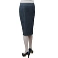 thumbnail image 2 of Women's Stretch Denim Panel Pencil Skirt, 2 of 3
