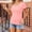 Pink, variant on Fengyings Womens Maternity Tshirt Classic Side Ruched Tee Top Mama Pregnancy Clothes