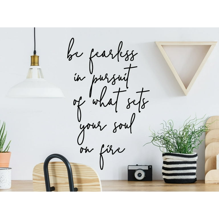 Be Fearless Office Wall Decal Walmart