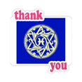 thumbnail image 1 of Checal Element Beam Thank You Stickers Quote Grateful, 1 of 3