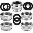 thumbnail image 4 of Pack of 5 Kitchen Sink Brass Aerator Adapter Set,Male Female Sink Faucet Adapter for Garden Hose,Water Filter,Standard Hose via Diverter,Faucet Adapter Kit,Hand Tools Kits, 4 of 6