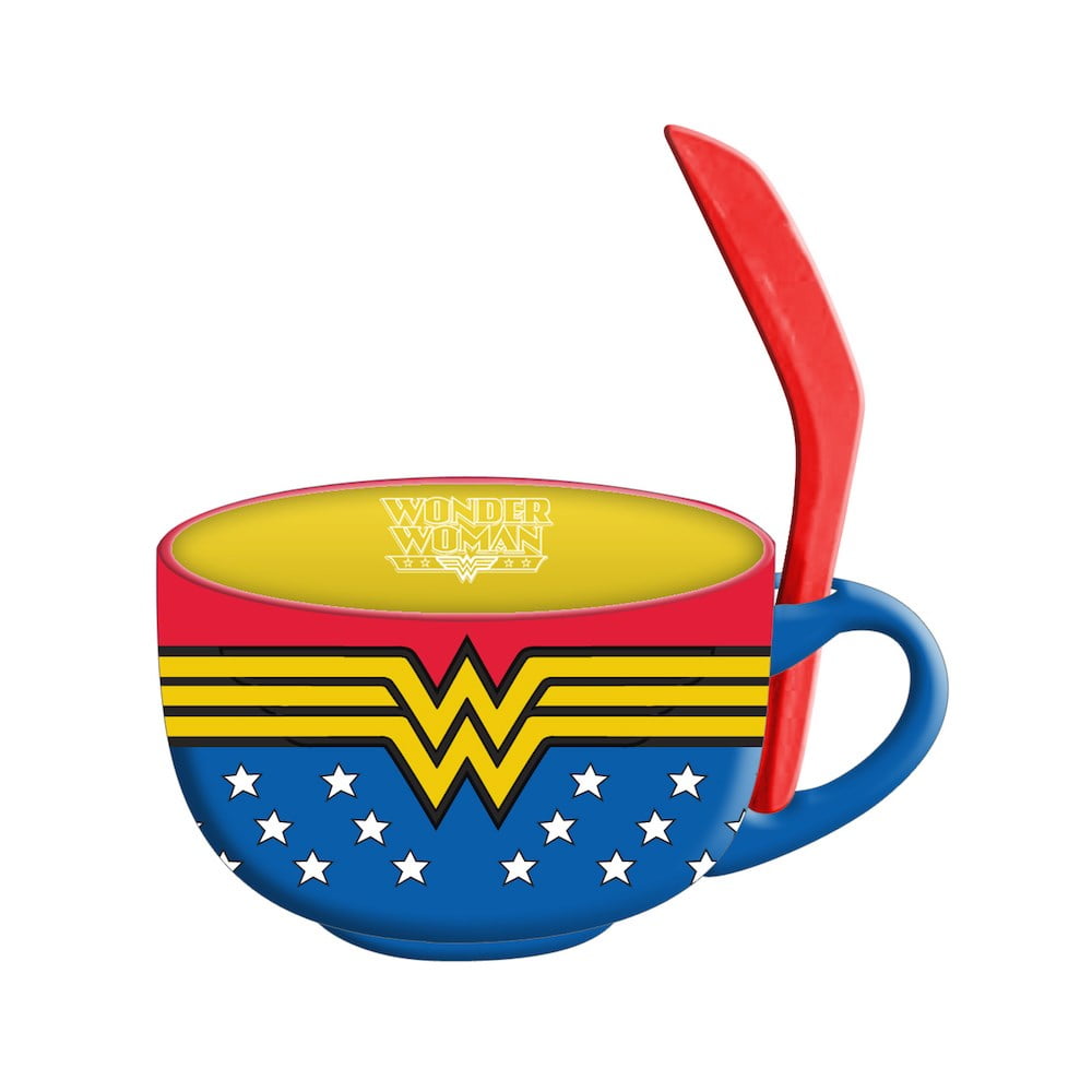 wonder woman soup mug