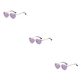 thumbnail image 4 of Gafas de sol Sonducket en forma de corazón montura de metal dorado lentes Tac protección solar púrpura Type1 NO1, 4 of 6