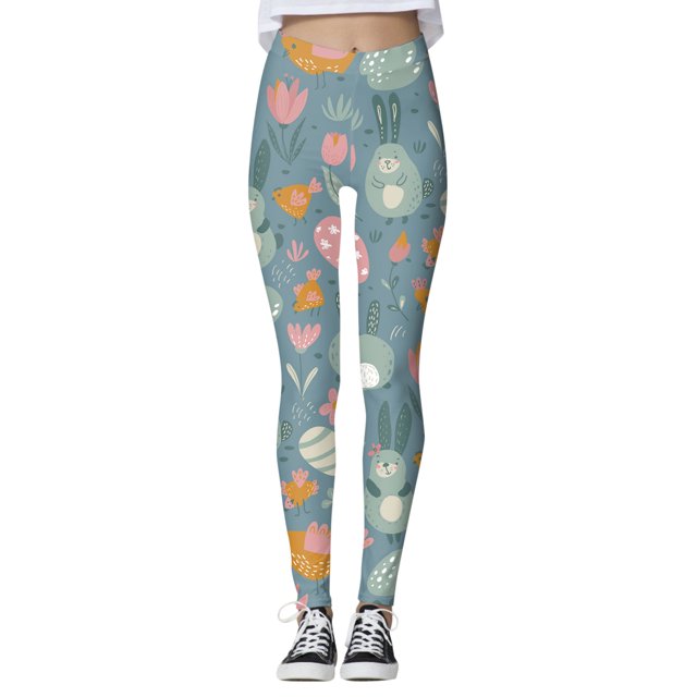 Pantalon Imprimé de Festival de Résurrection de Pâques Personnalisé pour Femmes Collants Personnalisés Course Pilates Collants Longs