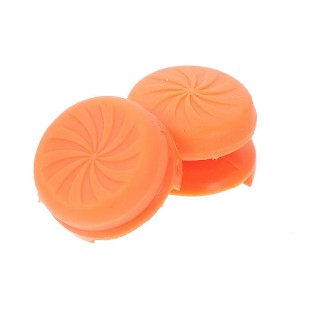 Gaming Controller Thumb Grips Joystick Thumb Grip Gaming Sessions Non-Slip Grip Orange 2Pcs