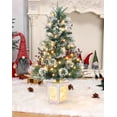thumbnail image 5 of 3ft Pre-Lit Mini Artificial Christmas Tree with 78 Warm White LEDs, 8 Lighting Modes & Timer, Tabletop Xmas Tree with Pine Cones and Red Berries for Holiday Home Decor, 5 of 7