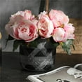 thumbnail image 3 of Cheers US Artificial Peonies,Silk Peony Fake Flower for Wedding Home Office Party Hotel Window Sill Decoration, Table Centerpieces, Floral Arrangements, 3 of 7