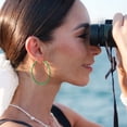 thumbnail image 4 of 96PCS Hoop Earrings Finding, Round Hypoallergenic Earring Hoops, Multicolor Stainless Steel Open Beading Hoop, for Girls Jewelry Making, DIY Earrings Crafts, 6 Sizes, 4 of 7