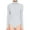 HEATHER GREY, variant on Women's Multi-Ribbed Stretchy Jersey Turtle Neck Long Sleeve Top Leotard Bodysuit- 2pack Set