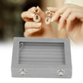 thumbnail image 4 of Jewelry Box, Jewellery Case Dust Free  For Earring Gray, 4 of 8
