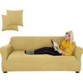 thumbnail image 1 of Housse de Canapé Extensible Élastique 4 Places, 1 Pce (Beige, TG), 1 of 6