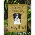 thumbnail image 3 of Caroline's Treasures BB1489GF Border Collie Spoiled Dog Lives Here Flag Garden Size , Small, multicolor, 3 of 3