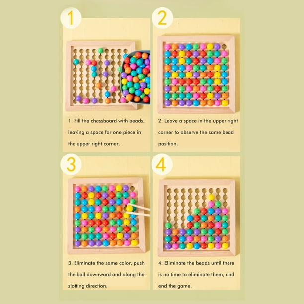 Dr. MUYA Juguete Montessori De Matemáticas – Tablero De Cuentas Y Dados De Madera Para Niños De 3 A 5 Años, Aprendizaje De Números