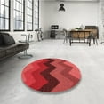 thumbnail image 4 of Ahgly Company Machine Washable Indoor Rectangle Transitional Red Area Rugs, 3' x 5', 4 of 7